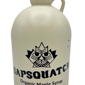 Sapsquatch Organic Maple Syrup - Half Gallon - Grade-A Amber Rich